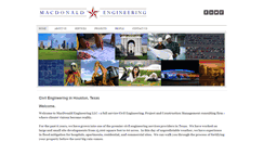 Desktop Screenshot of macdonaldengineering.com