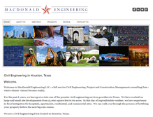 Tablet Screenshot of macdonaldengineering.com
